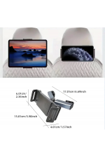 Araç Koltuk Arkası Tablet Tutucu, Telefon Tutucu, Tablet/telefon Tutucu, 360° İpad Pro 12.9 Mini Air, Galaxy Tab A A7 S7, Switch, Surface, 4,7-12,9 İnch İle Uyumlu