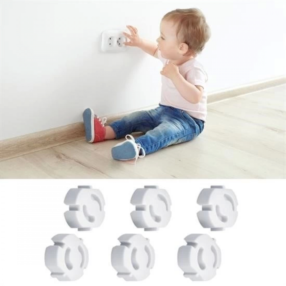 Bebek Çocuk Priz Koruma Kapağı (6 Adet) Çocuk Güvenliği, Priz Muhafazası, Priz Kapatıcı Bebek Çocuk Priz Koruma Kapağı (6 Adet) Çocuk Güvenliği, Priz Muhafazası, Priz Kapatıcı