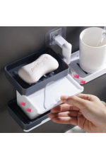 Çoklu Sabun Tutucu Fonksiyonel Banyo Sabunluk