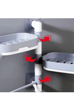 Çoklu Sabun Tutucu Fonksiyonel Banyo Sabunluk