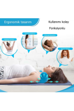 Epilons Ergonomik Boyun Masajı Yastığı – Servikal Traksiyon Destekli, Ağrı Giderici, Ortopedik Yapı Epilons Ergonomik Boyun Masajı Yastığı – Servikal Traksiyon Destekli, Ağrı Giderici, Ortopedik Yapı