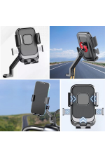 Epilons® Motor,motosiklet,bisiklet ,scooter İçin 360 Derece Dönebilen Dikiz Aynası Versiyonu Telefon Tutucu Aparat Epilons® Motor,motosiklet,bisiklet ,scooter İçin 360 Derece Dönebilen Dikiz Aynası Versiyonu Telefon Tutucu Aparat