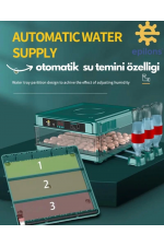 Epo-130my Kuluçka Makinesi | 130 Yumurtalık, Yedek Motorlu İncubator Epo-130my Kuluçka Makinesi | 130 Yumurtalık, Yedek Motorlu İncubator