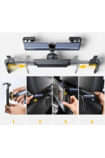 Pratik Koltuk Arkası Ayarlanabilir Tablet Telefon Tutucu Pratik Koltuk Arkası Ayarlanabilir Tablet Telefon Tutucu
