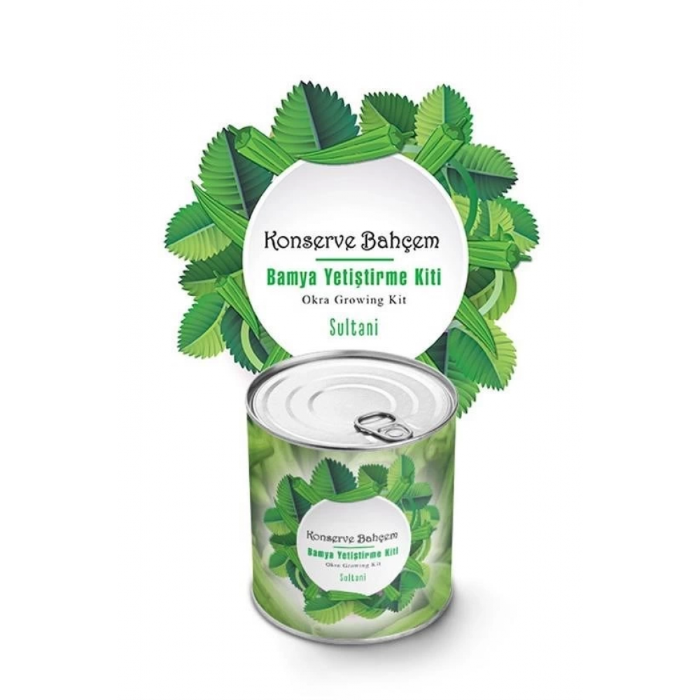 Konserve Bahçem Evde Konservede Sultani Bamya Yetiştirme Kiti Konserve Bahçem Evde Konservede Sultani Bamya Yetiştirme Kiti