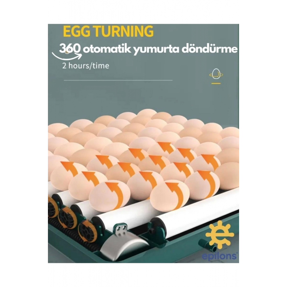Kuluçka Makinesi Extra Hediyeli 130 Lu Tam Otomatik Yedek Motorlu Kuluçka Makinesi Extra Hediyeli 130 Lu Tam Otomatik Yedek Motorlu