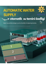 Kuluçka Makinesi Extra Hediyeli 130 Lu Tam Otomatik Yedek Motorlu Kuluçka Makinesi Extra Hediyeli 130 Lu Tam Otomatik Yedek Motorlu