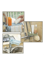 Musluğa Takılan Sünger Havlu Askılı Sabun Hazneli Mutfak Banyo Lavabo Düzenleyici Organizer Musluğa Takılan Sünger Havlu Askılı Sabun Hazneli Mutfak Banyo Lavabo Düzenleyici Organizer