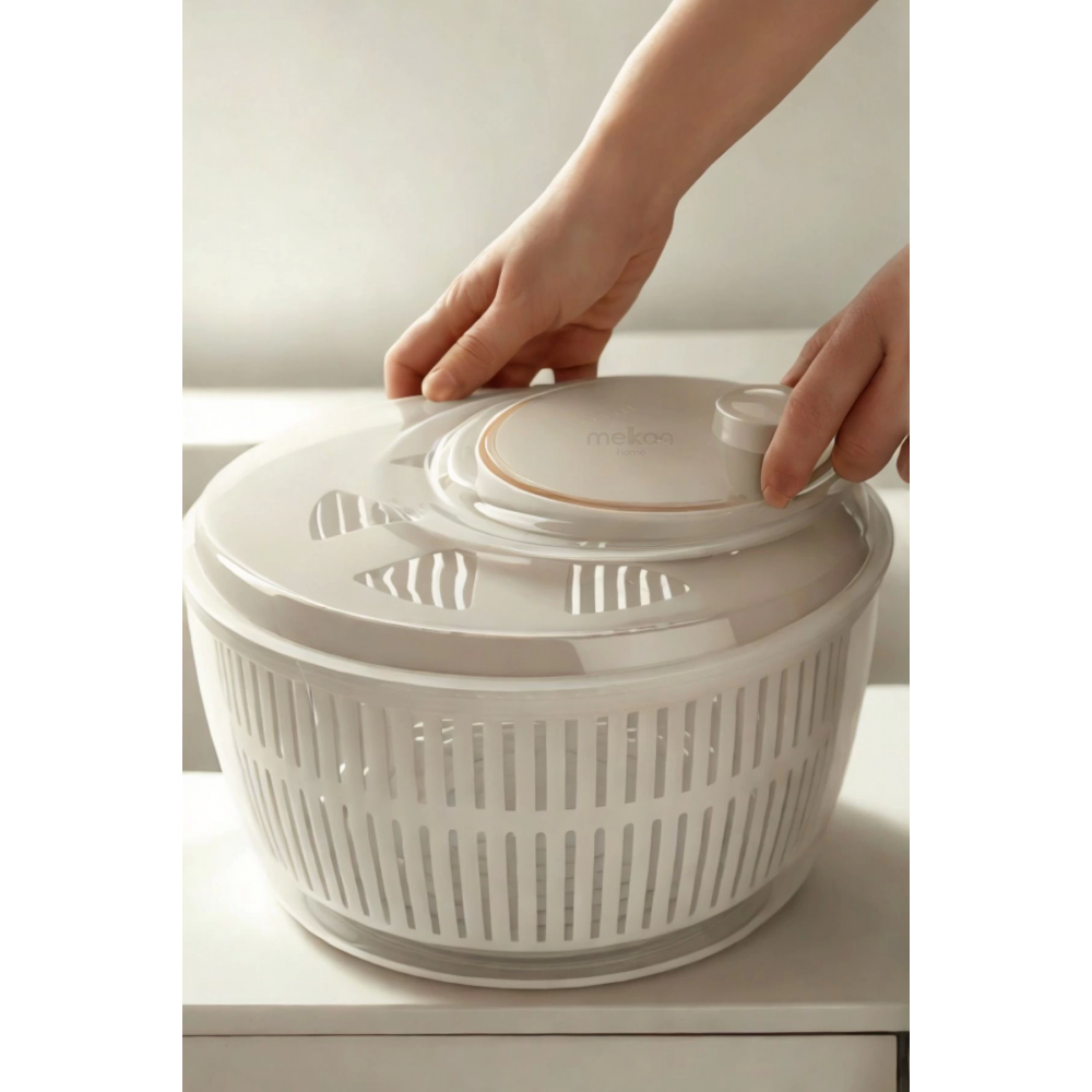 Pratik Ve Kullanışlı Salata Ve Sebze Kurutucu 5 Litre Pratik Ve Kullanışlı Salata Ve Sebze Kurutucu 5 Litre