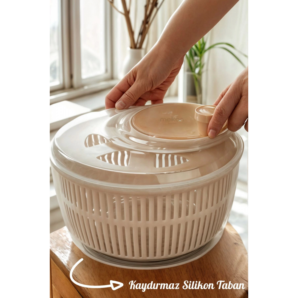 Pratik Ve Kullanışlı Salata Ve Sebze Kurutucu 5 Litre Pratik Ve Kullanışlı Salata Ve Sebze Kurutucu 5 Litre