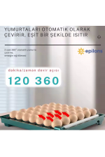 Slim Model 130’lu Gün Sayaçlı Tam Otomatik Kuluçka Makinesi – Yedek Motor + Su Kabı + Qr Videolu Kurulum Slim Model 130’lu Gün Sayaçlı Tam Otomatik Kuluçka Makinesi – Yedek Motor + Su Kabı + Qr Videolu Kurulum