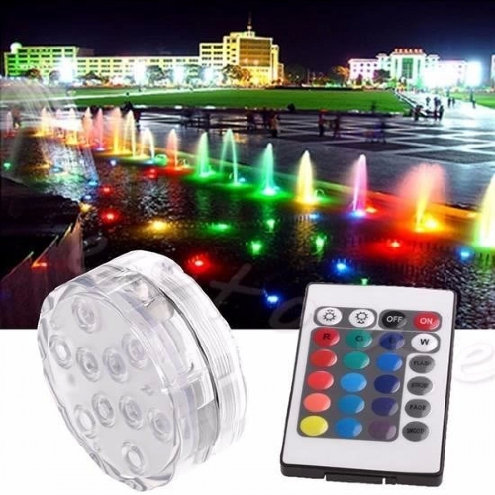 Su Geçirmez Kumandalı Renk Değiştiren Rgb Su Altı Led Lamba Spot Su Geçirmez Kumandalı Renk Değiştiren Rgb Su Altı Led Lamba Spot